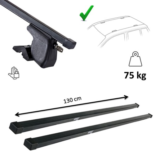 Barres toit acier pour - de,